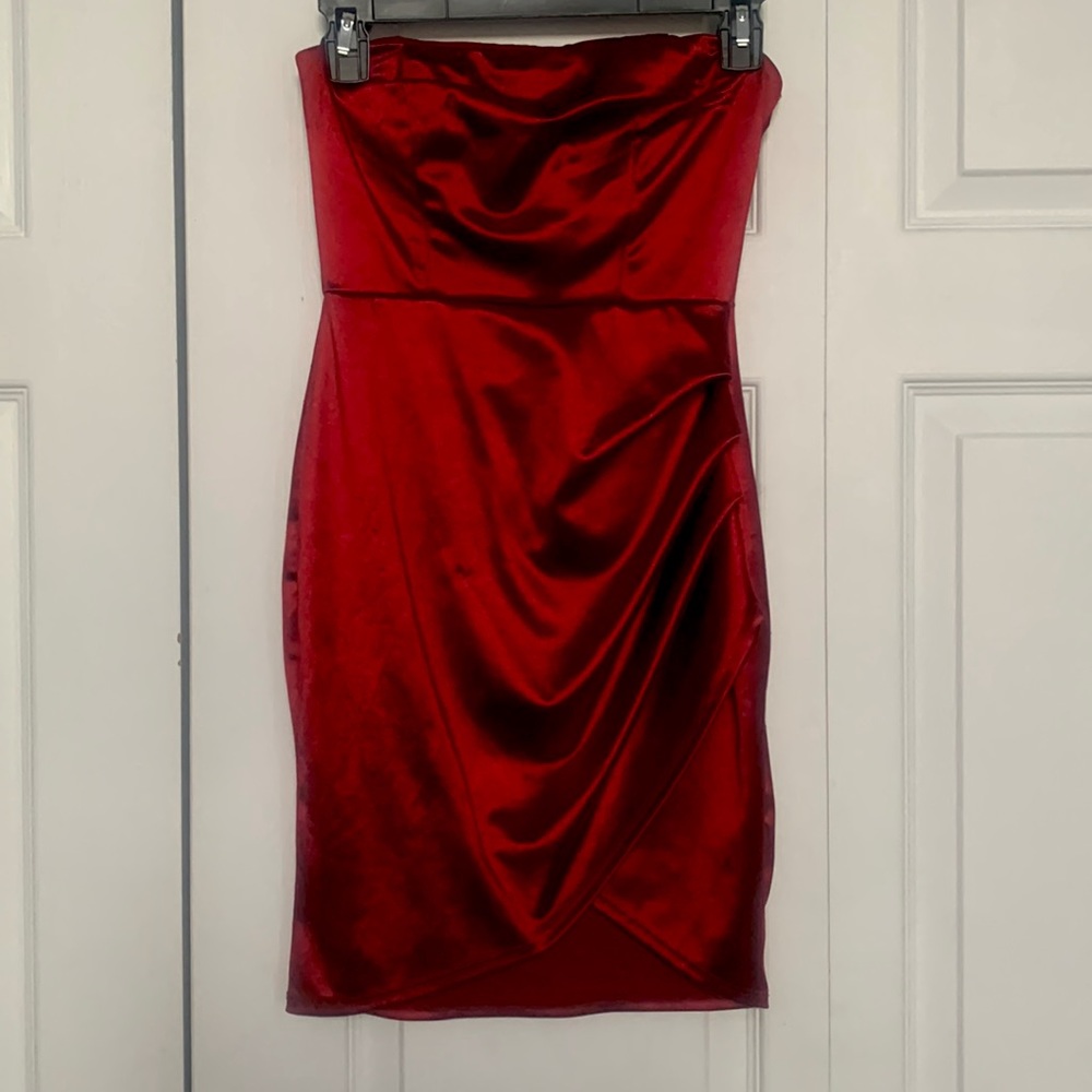 Red Bodycon Mini Dress